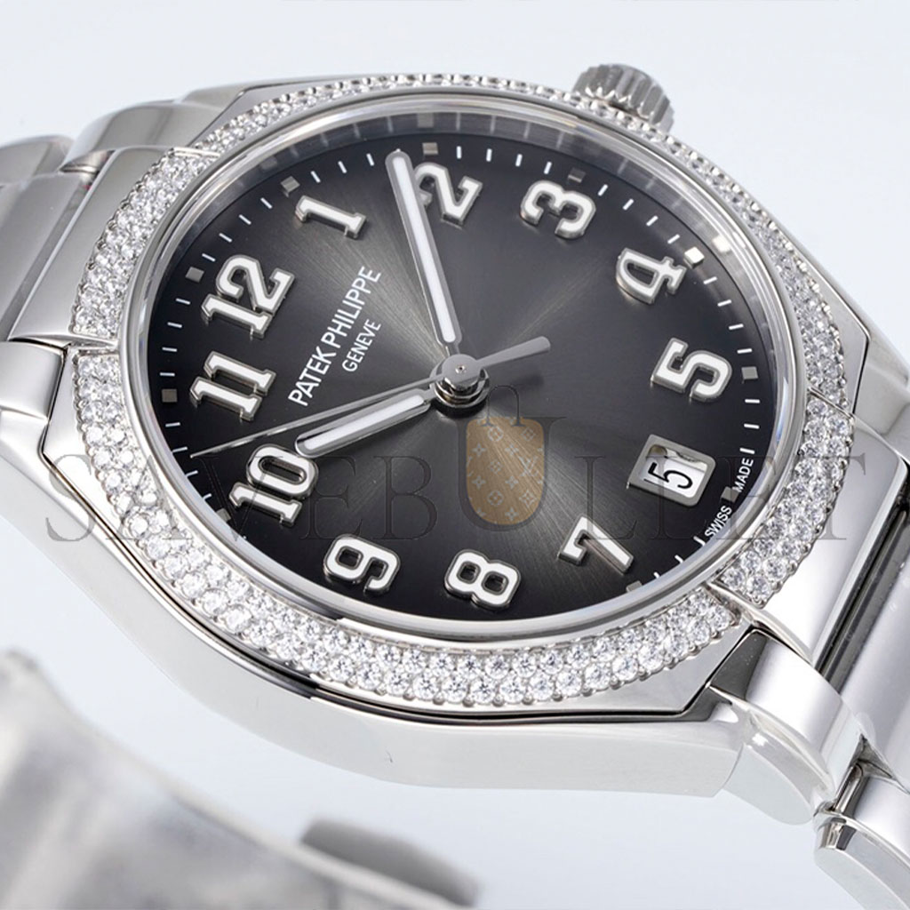p**ek ph**ppe auT0matic gray dial watch twenty~4 (7300-1200a)
